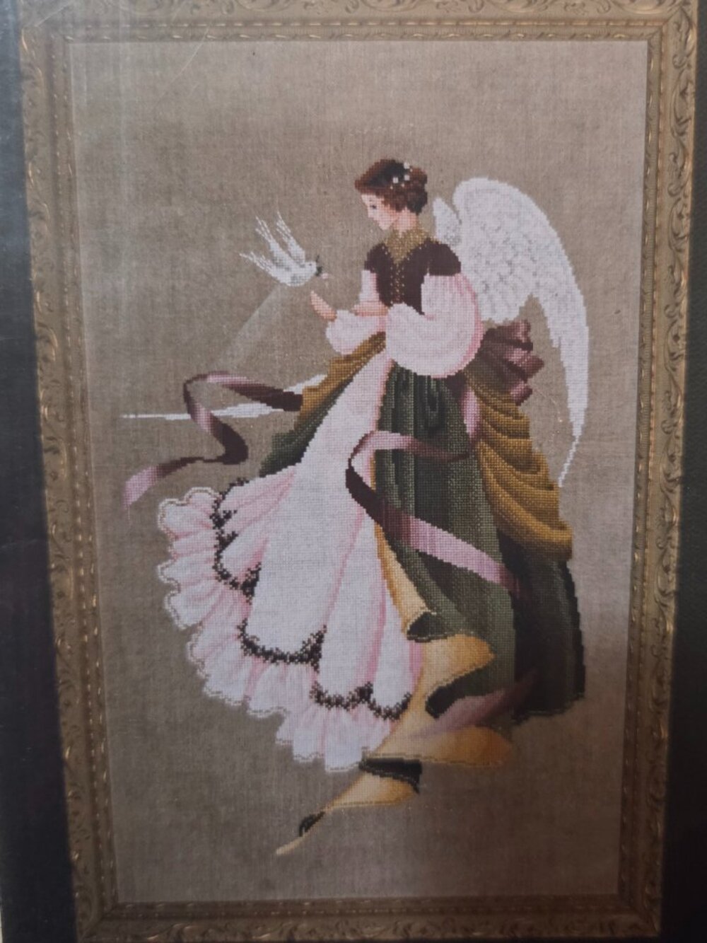 NEW Sealed Lavender & Lace Cross Stitch Pattern Angel of Grace